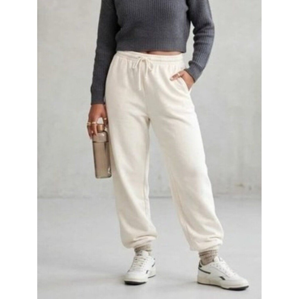 Free People FP Movement All Star Sweatpants Smocked Mid Rise Pull-on M 290350